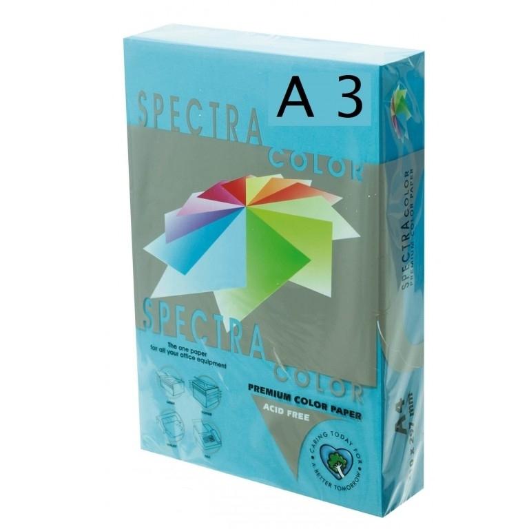 Spectra Papel A3 80g 500 Hojas Azul Turquesa