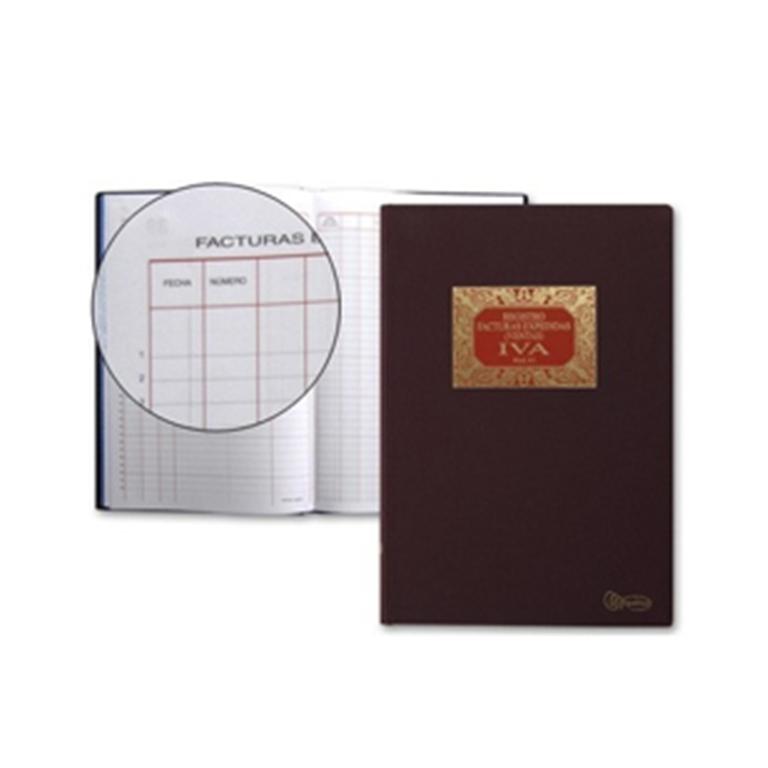 Miquel Rius Libro Contabilidad "Facturas Expedidas IVA" 215x315 mm 100 Hojas
