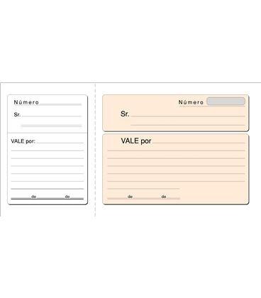Plus Office Talonario Vales 207x109 mm 100 Hojas (5 ud.)