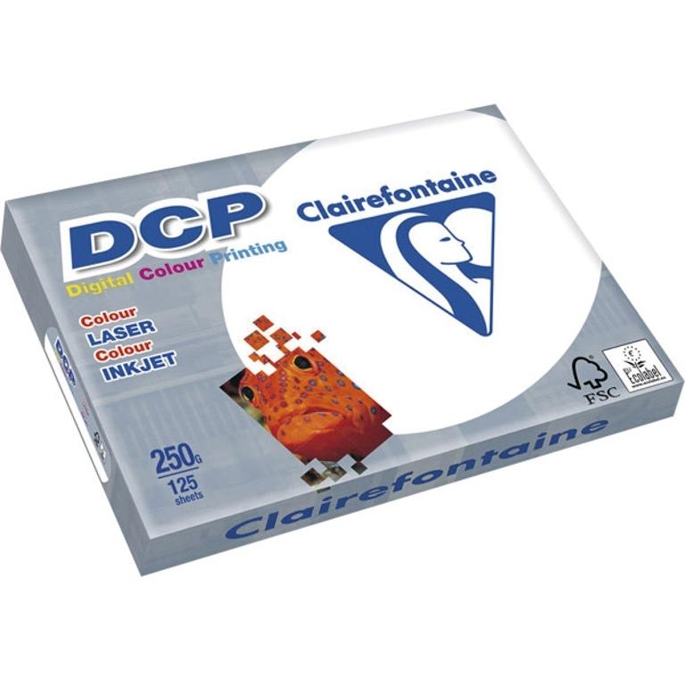 Clairefontaine DCP Papel A4 250gr Blanco (125 hojas)