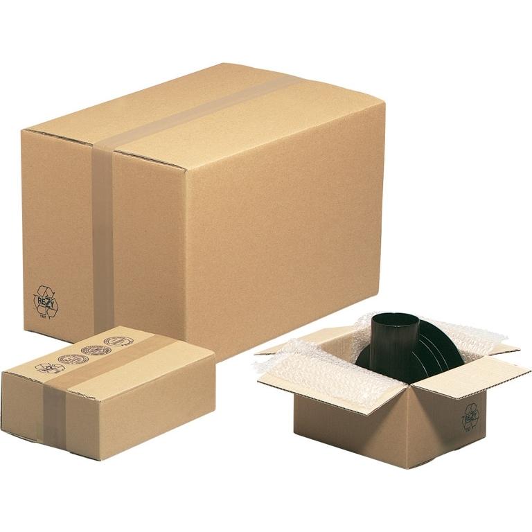 Caja Cartón Canal Simple 60x40x20 cm