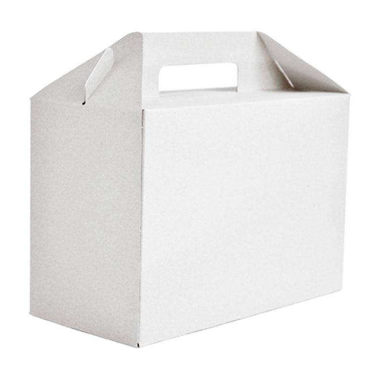 Caja Cartón Maletin Blanca 35x11,8x25,5 cm