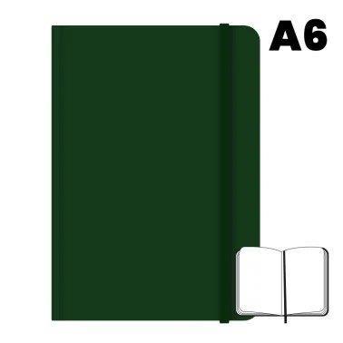 Campus University Libreta Cosida A6 Liso Verde Oscuro