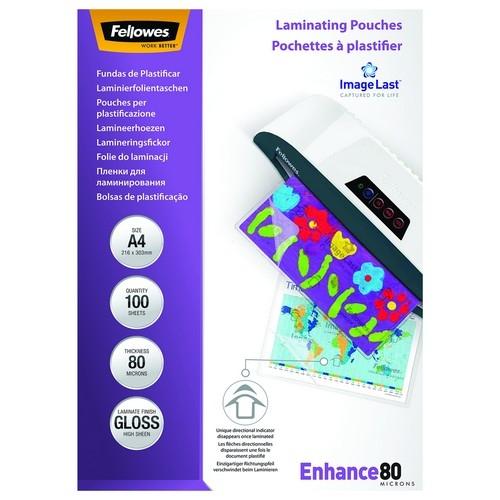 Fellowes Funda Plastificar A4 80 Micras (100)