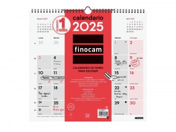 CALENDARIO PARED ESCRIBIR L2015 340X320MM. DOBLE E