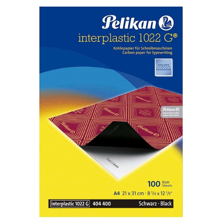 Pelikan Papel Carbón A4 100 Hojas Interplastic Negro