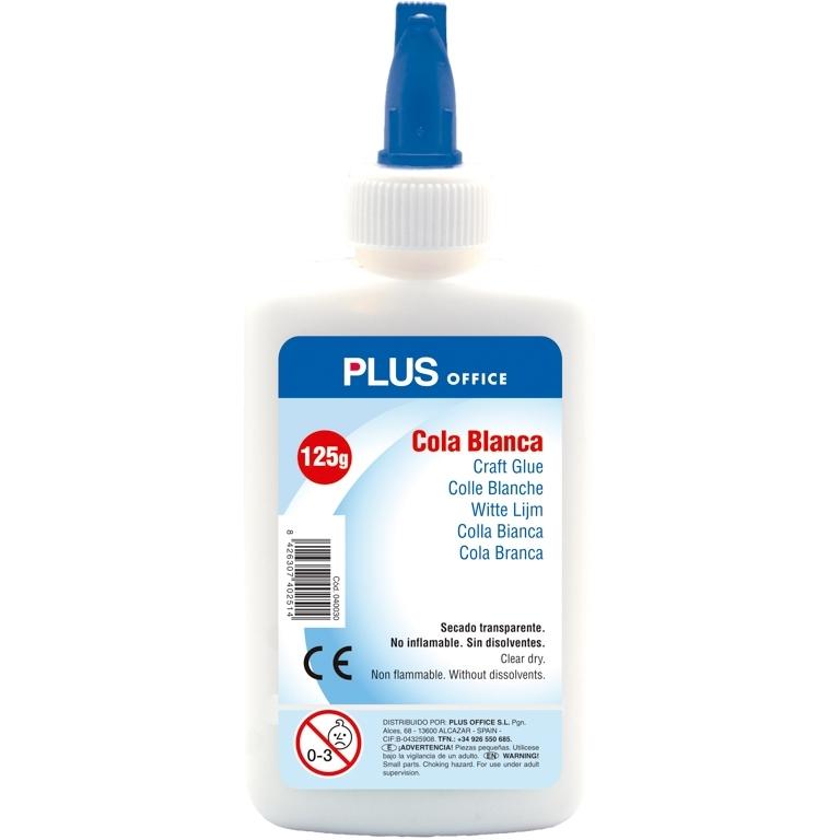 Plus Office Cola Blanca 125 gr
