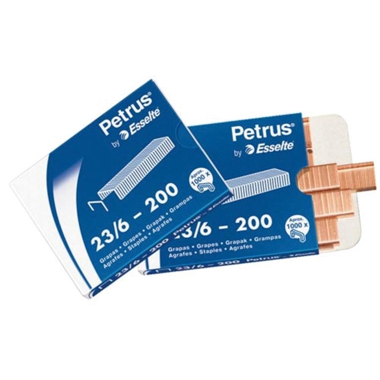 Petrus 23/6 Grapas Cobreadas (1000 ud.)
