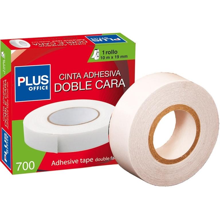 Plus Office Cinta Adhesiva Doble Cara 19mmx10m