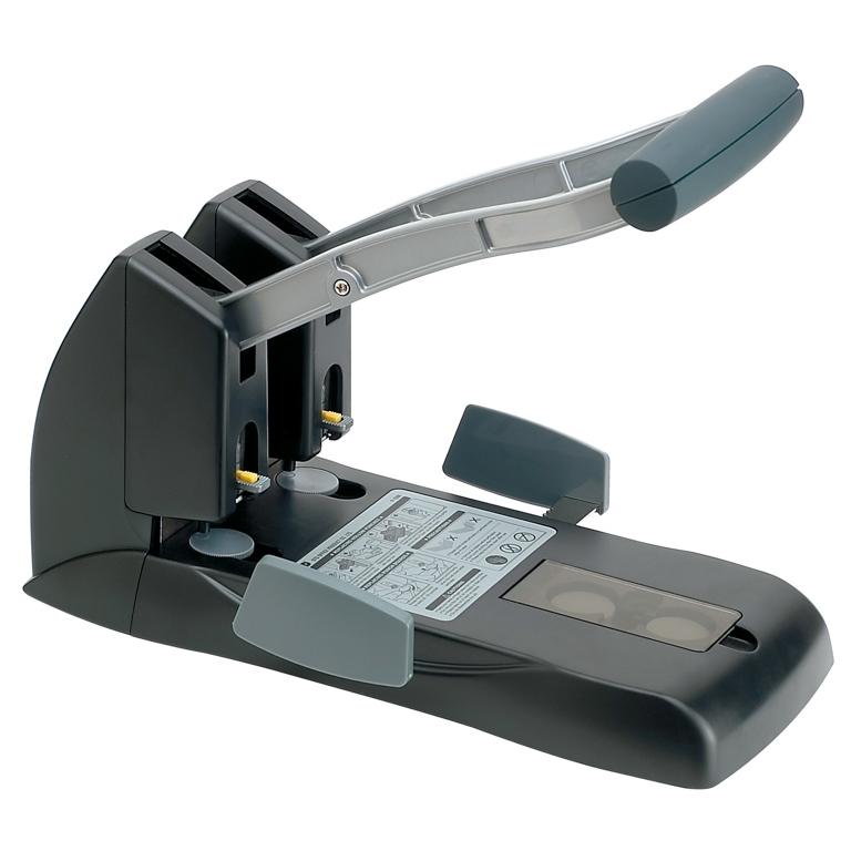 Plus Office P-1500 Perforador Gran Capacidad 150 Hojas Negro/Plata