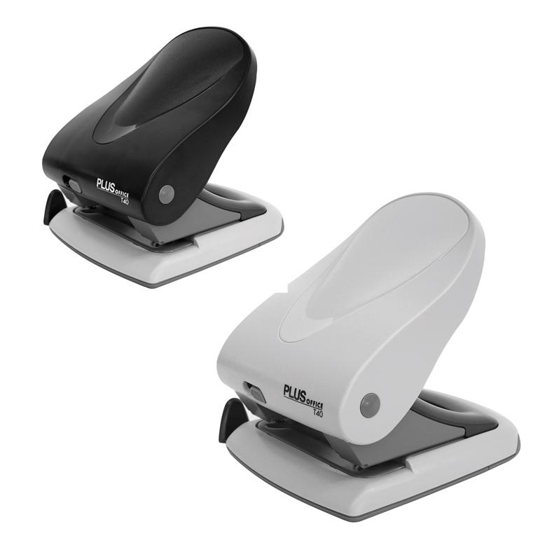 Plus Office T40 Perforador Sobremesa 40 Hojas Negro