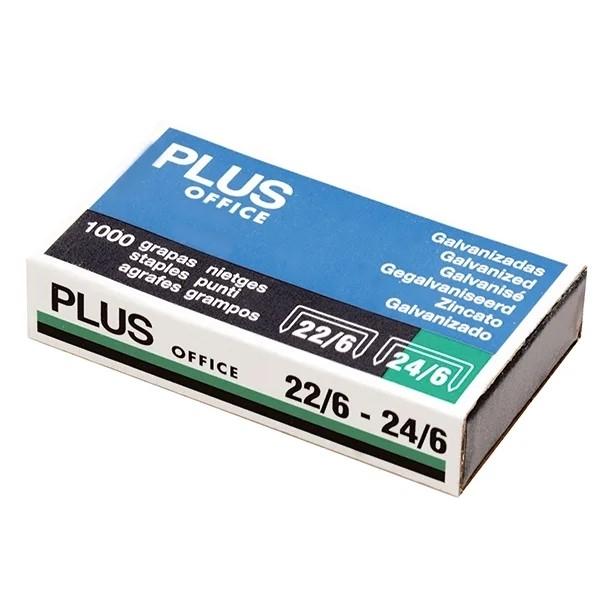Plus Office 22/6-24/6 Grapas Galvanizadas (1000 ud.)