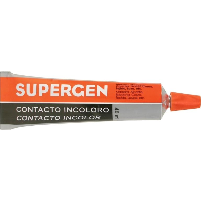 Supergen Pegamento Contacto Incoloro 40ml