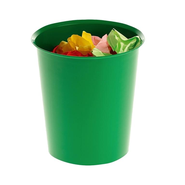 Archivo 2000 Ecogreen Papelera Plástico 18 Litros Sostenible Verde