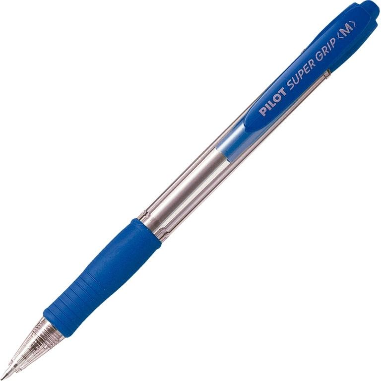 Pilot Super Grip Bolígrafo Retráctil Tinta Aceite 0,4mm Azul