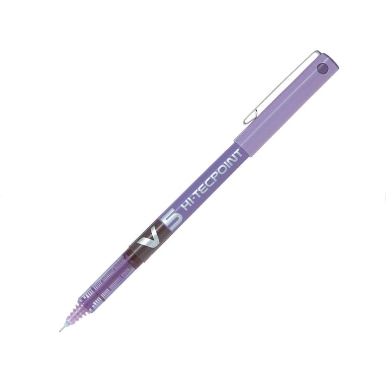 Pilot Hi-Tecpoint V5 Bolígrafo Tinta Líquida 0,5mm Violeta