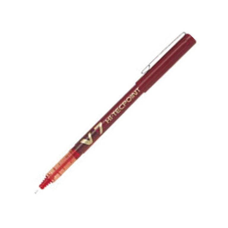 Pilot Hi-Tecpoint V7 Bolígrafo Tinta Líquida 0,7mm Rojo