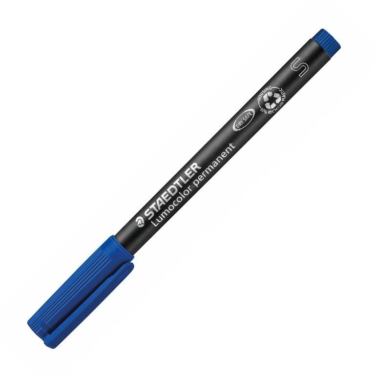 Staedtler Lumocolor S Rotulador Permanente Punta Redonda 0,4 mm Azul