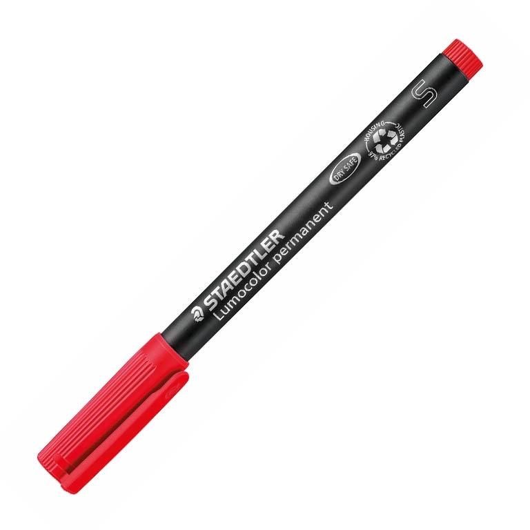 Staedtler Lumocolor S Rotulador Permanente Punta Redonda 0,4 mm Rojo
