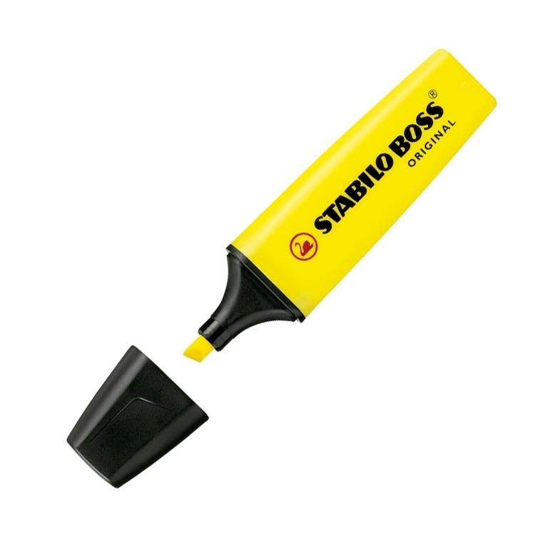 Stabilo Boss Original Subrayador Fluorescente Amarillo