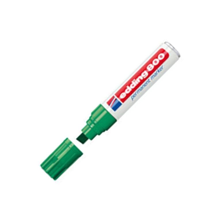 Edding 800 Marcador Permanente Punta Biselada 4-12 mm Verde