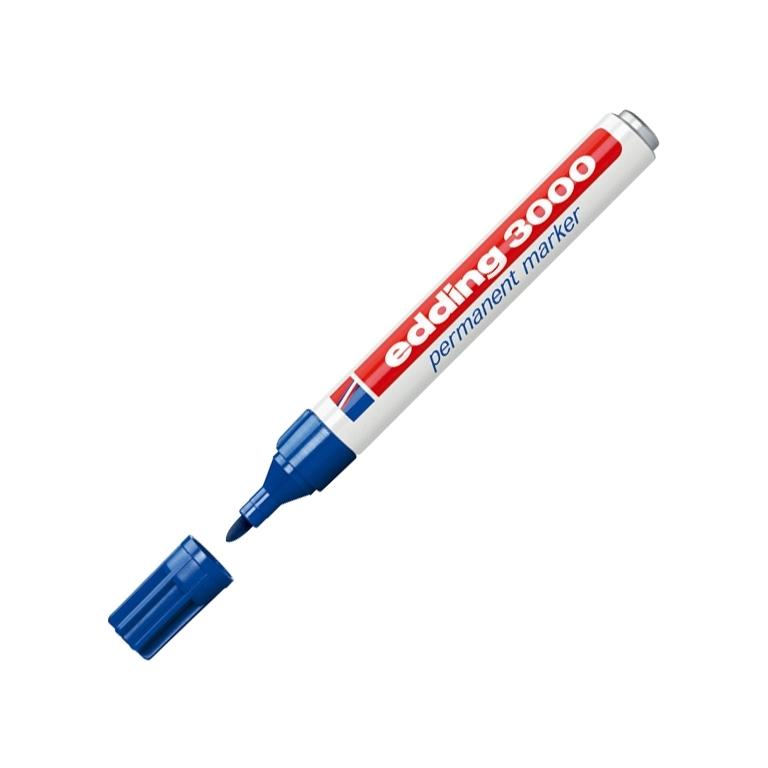 Edding 3000 Marcador Permanente Punta Redonda 1,5-3 mm Azul