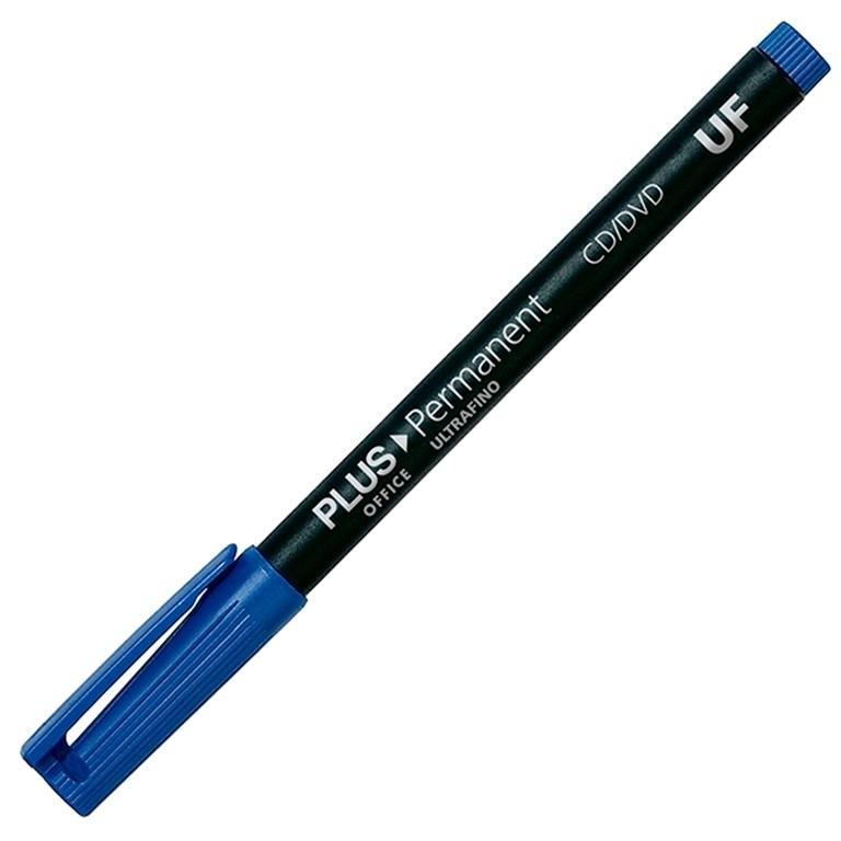 Plus Office Marcador Permanente Ultra Fino 0,4 mm Azul