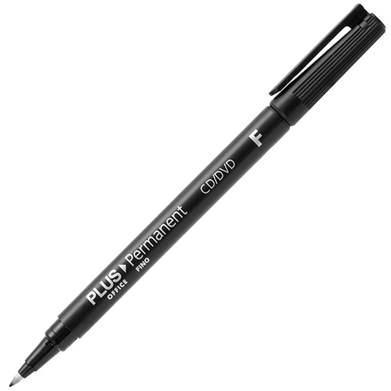 Plus Office Marcador Permanente Fino 0,6 mm Negro