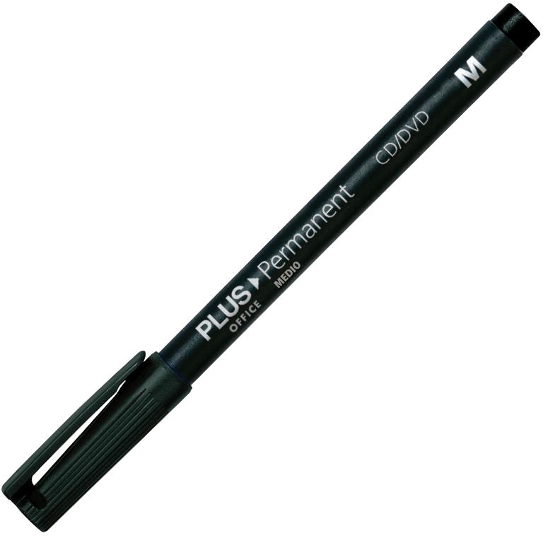 Plus Office Marcador Permanente Medio 1 mm Negro