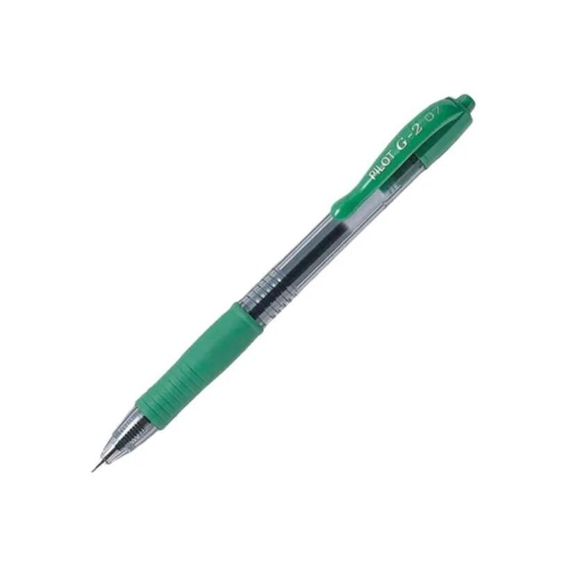 Pilot G-2 Bolígrafo Gel Retráctil 0,7mm Verde