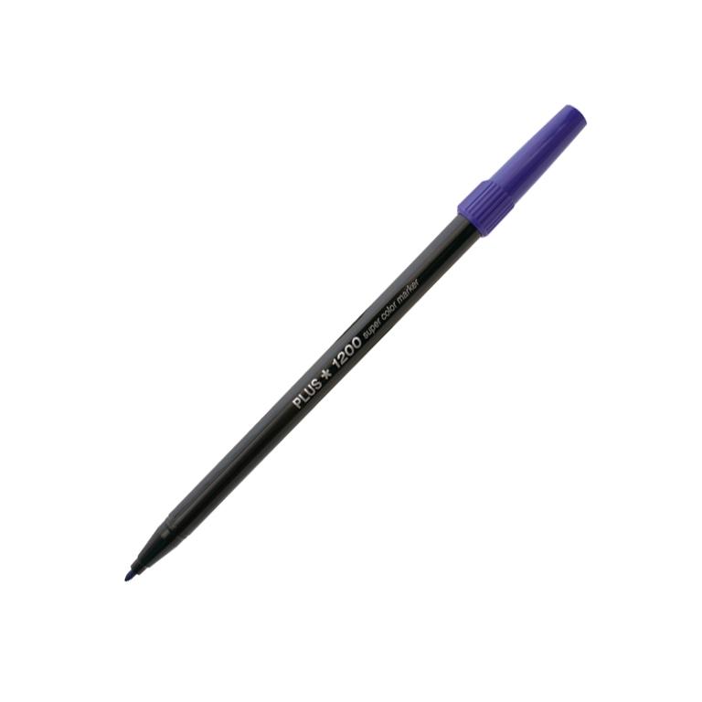 Plus Office 1200 Marcador Punta Fibra 1 mm Violeta