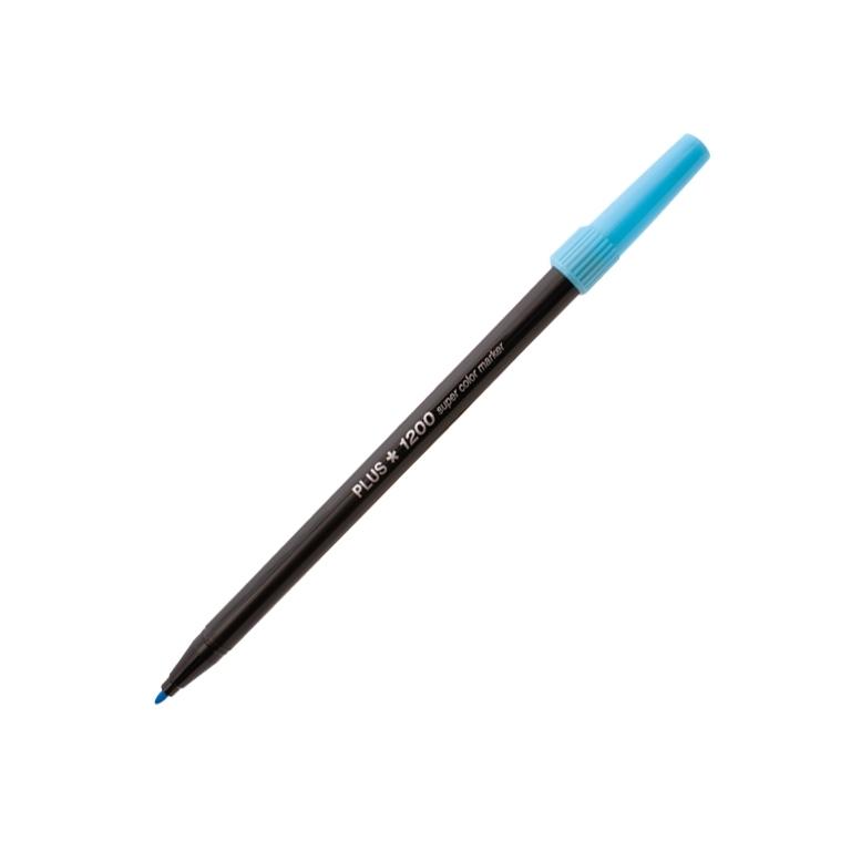 Plus Office 1200 Marcador Punta Fibra 1 mm Azul Cielo