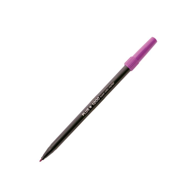 Plus Office 1200 Marcador Punta Fibra 1 mm Violeta Claro