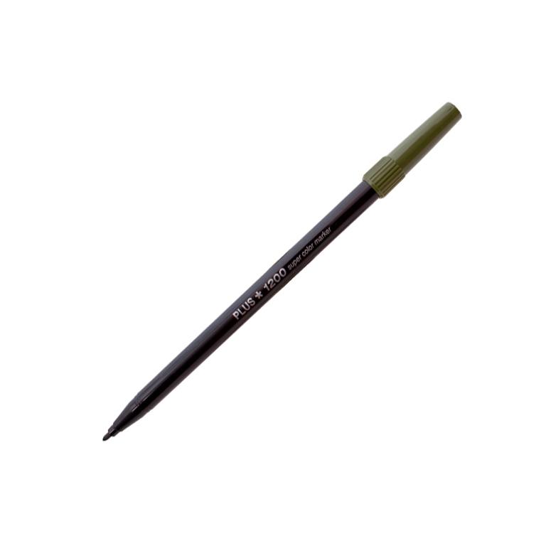 Plus Office 1200 Marcador Punta Fibra 1 mm Verde Kaki
