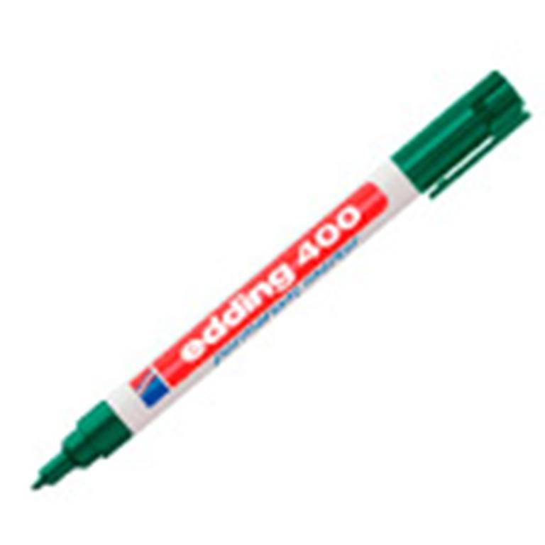 Edding 400 Marcador Permanente Punta Redonda 1 mm Verde