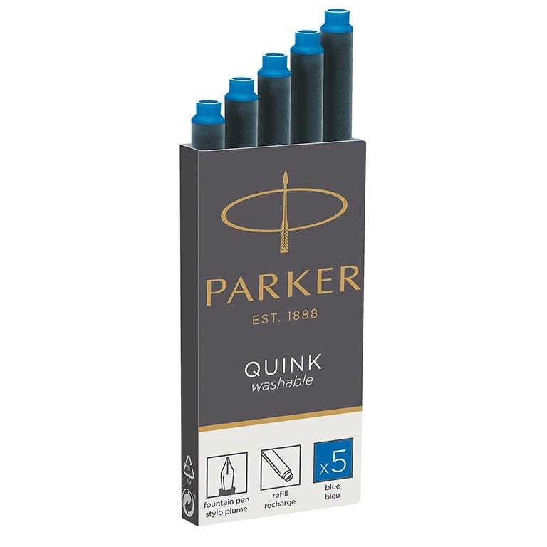 Parker Rec Pluma 5 Cart. Azul