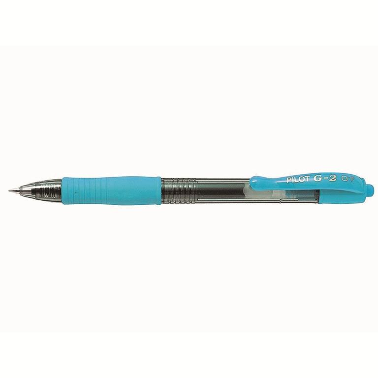 Pilot G-2 Bolígrafo Gel Retráctil 0,7mm Azul Pastel