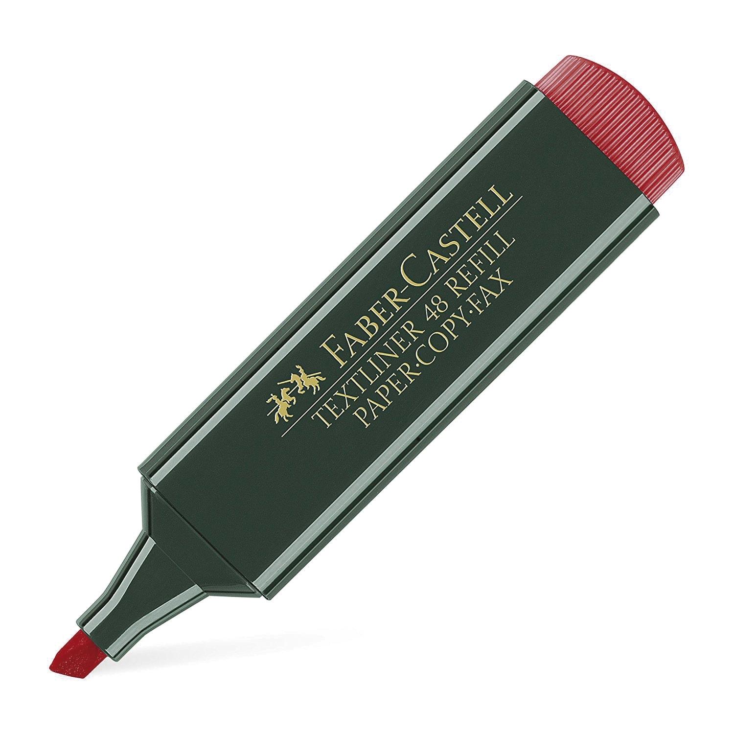 Faber-Castell Textliner 1548 Subrayador Fluorescente Rojo