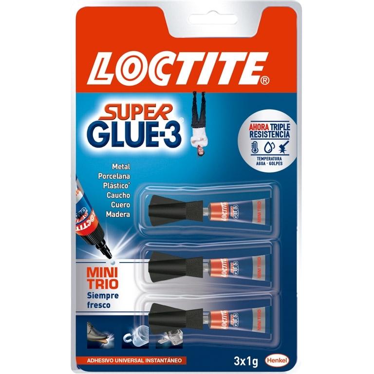 Loctite Super Glue-3 Pegamento Monodosis 1 gr (3 ud.)