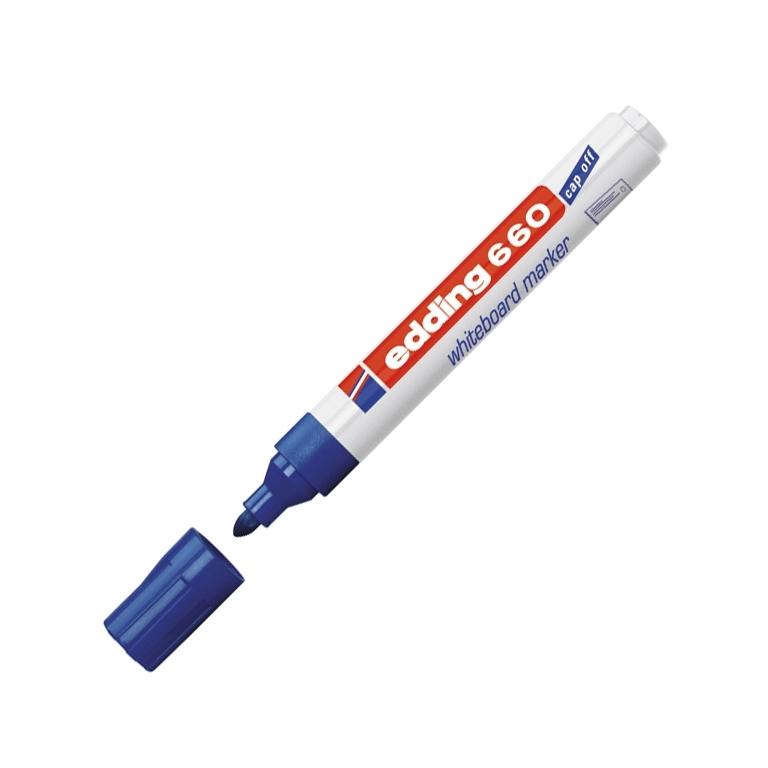 Edding 660 Rotulador Pizarra Blanca Punta 3 mm Azul