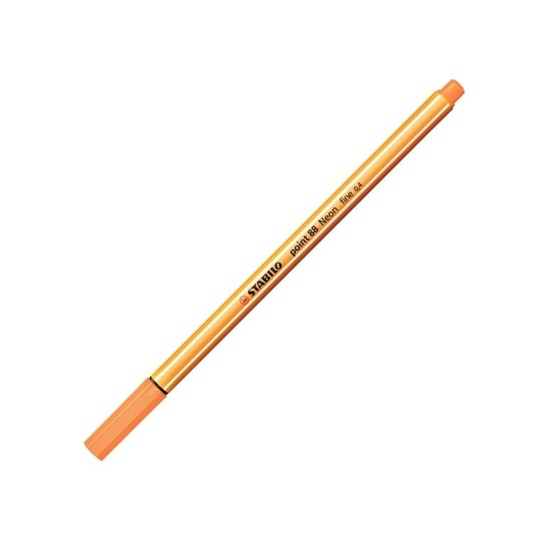 Stabilo Point 88 Rotulador Punta Fina 0,4Mm Naranja Neón