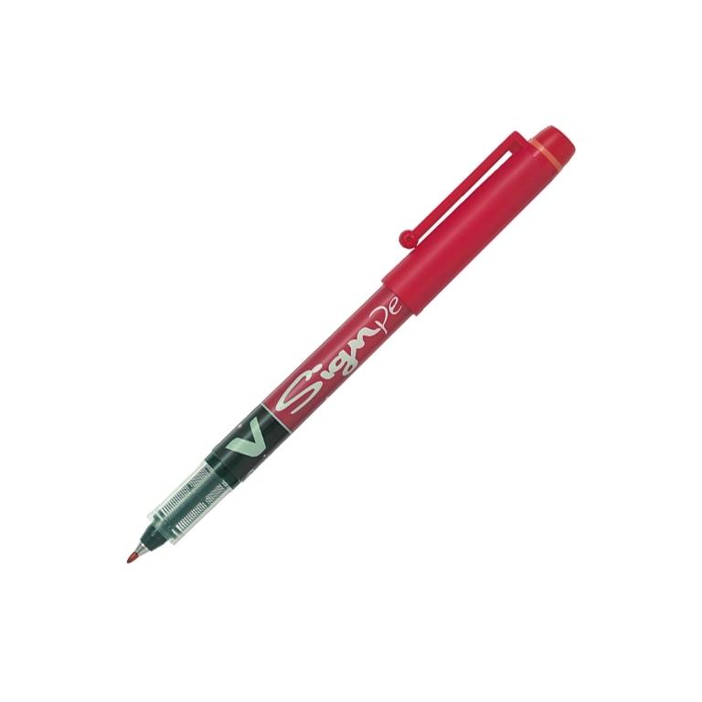 Pilot V-Sign Pen Bolígrafo Tinta Líquida 2 mm Rojo