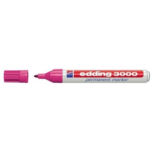 Edding 3000 Marcador Permanente Punta Redonda 1,5-3 mm Rosa