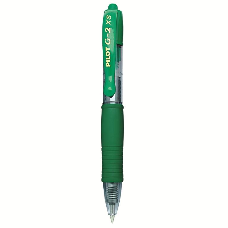 Pilot G-2 XS Pixie Bolígrafo Gel Retráctil 0,7mm Verde