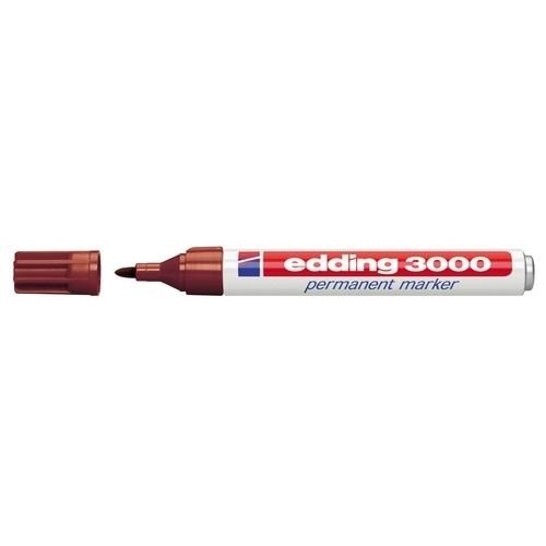 Edding 3000 Marcador Permanente Punta Redonda 1,5-3 mm Marrón