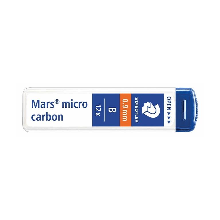 Staedtler Mars Micro Carbon Minas Recambio 0,9 mm B (12 Uds.)
