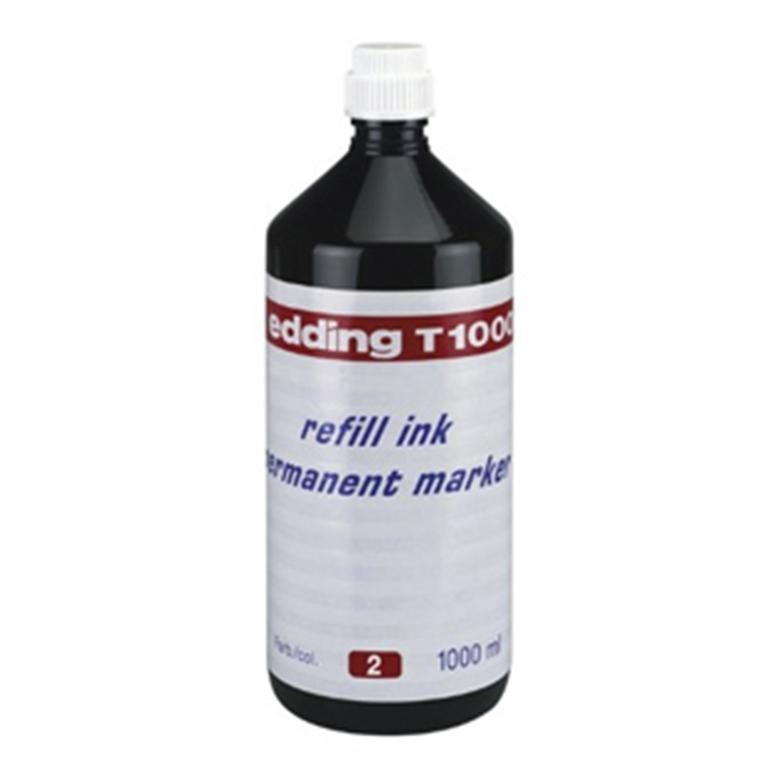 Edding T1000 Tinta Recarga Marcador Permanente 1000 ml Rojo