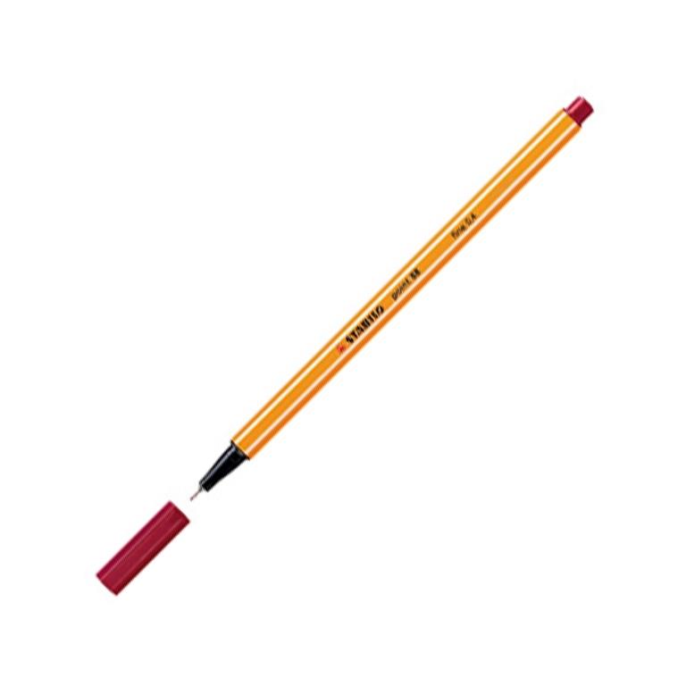 Stabilo Point 88 Rotulador Punta Fina 0,4Mm Carmesí
