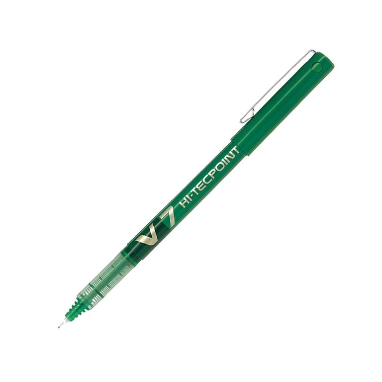 Pilot Hi-Tecpoint V7 Bolígrafo Tinta Líquida 0,7mm Verde