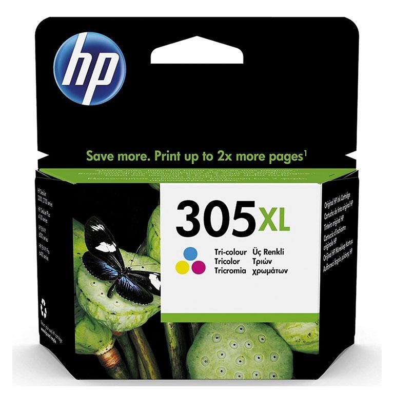 HP 305XL, 3YM63AE, Cartucho Tinta Tricolor, Alta Capacidad